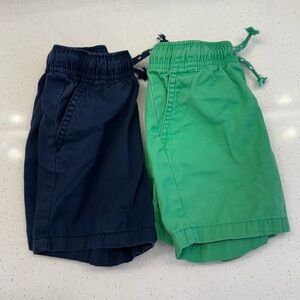 Cat & Jack Boys Size 18 Months Shorts Lot Of 2 Bundle Pull-On Elastic Waist